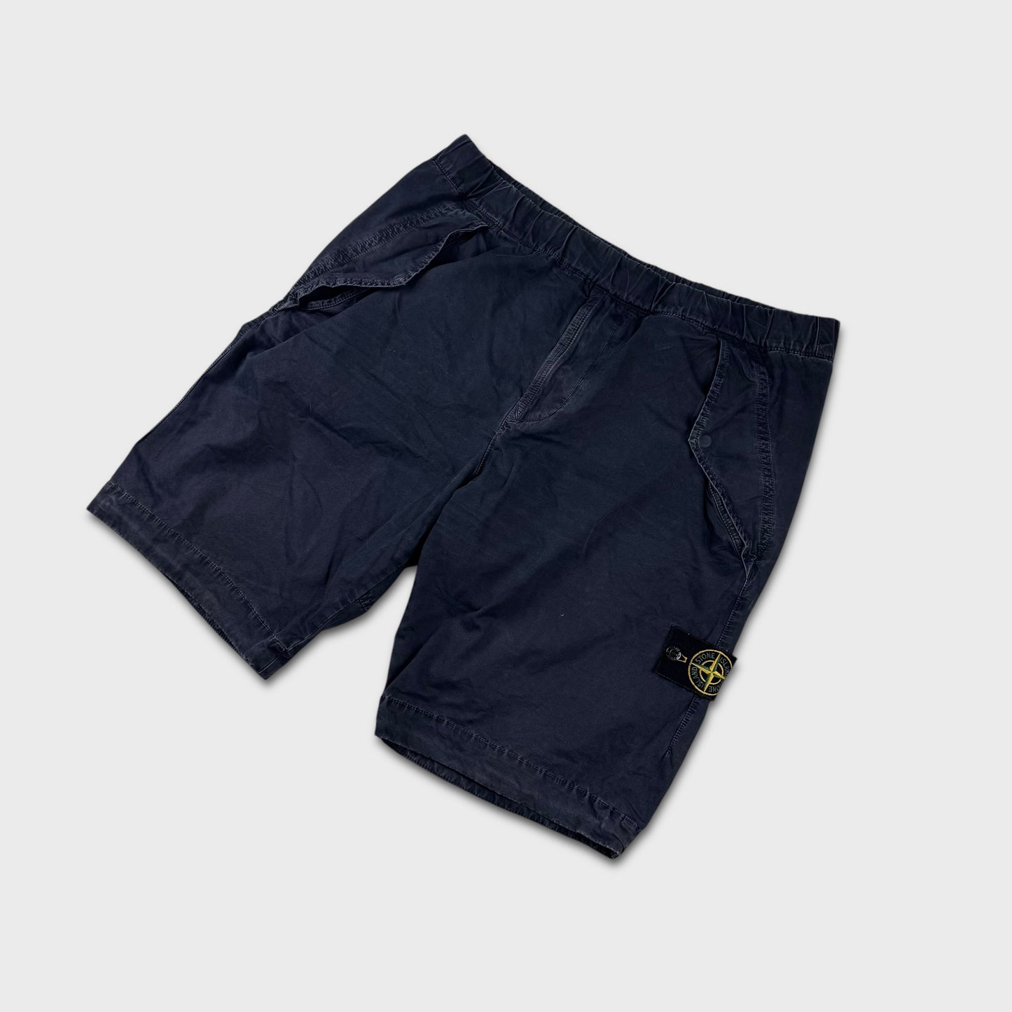 Stone Island Navy Cargo Shorts W34