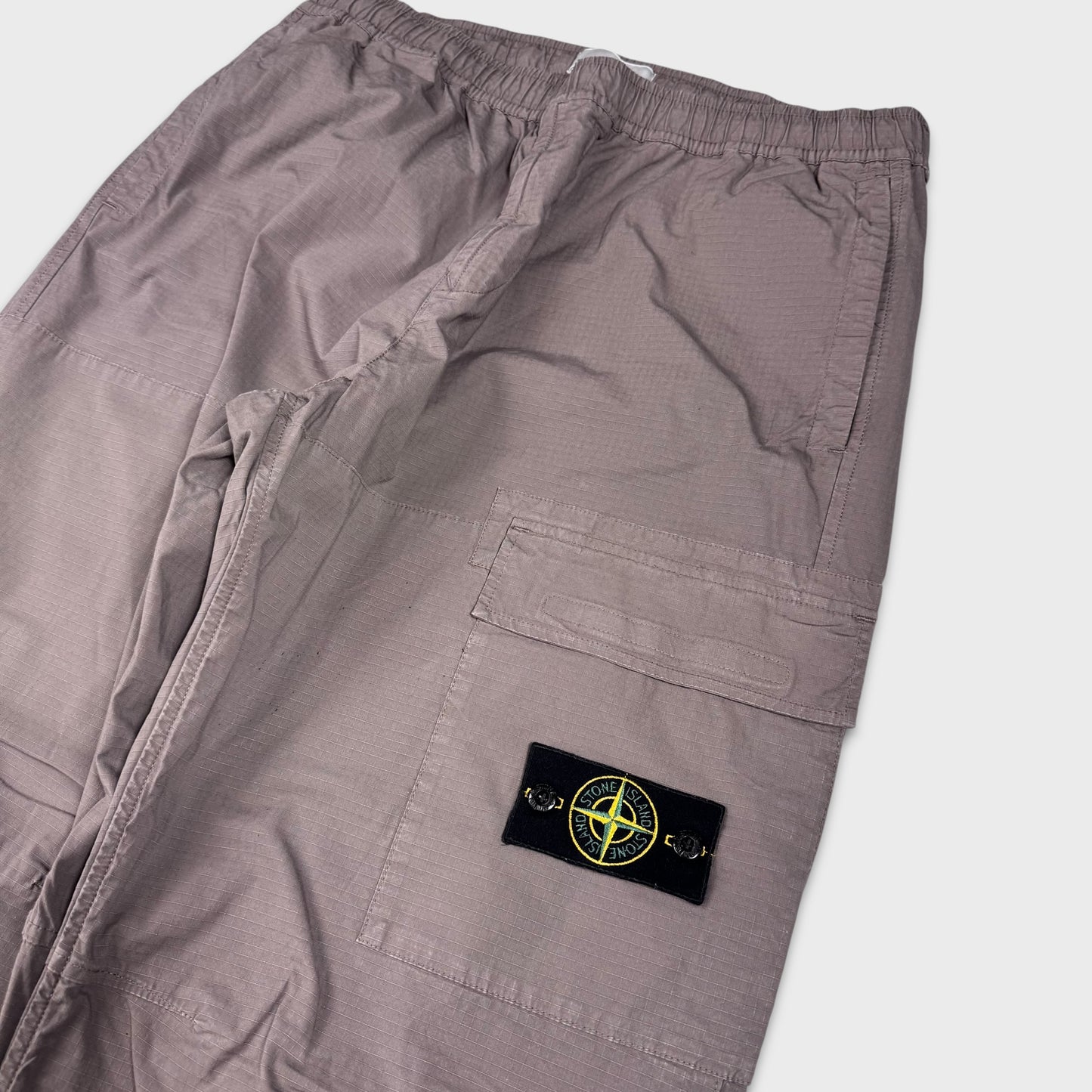 Stone Island Baggy Cotton Ripstop Cargo Pants W36
