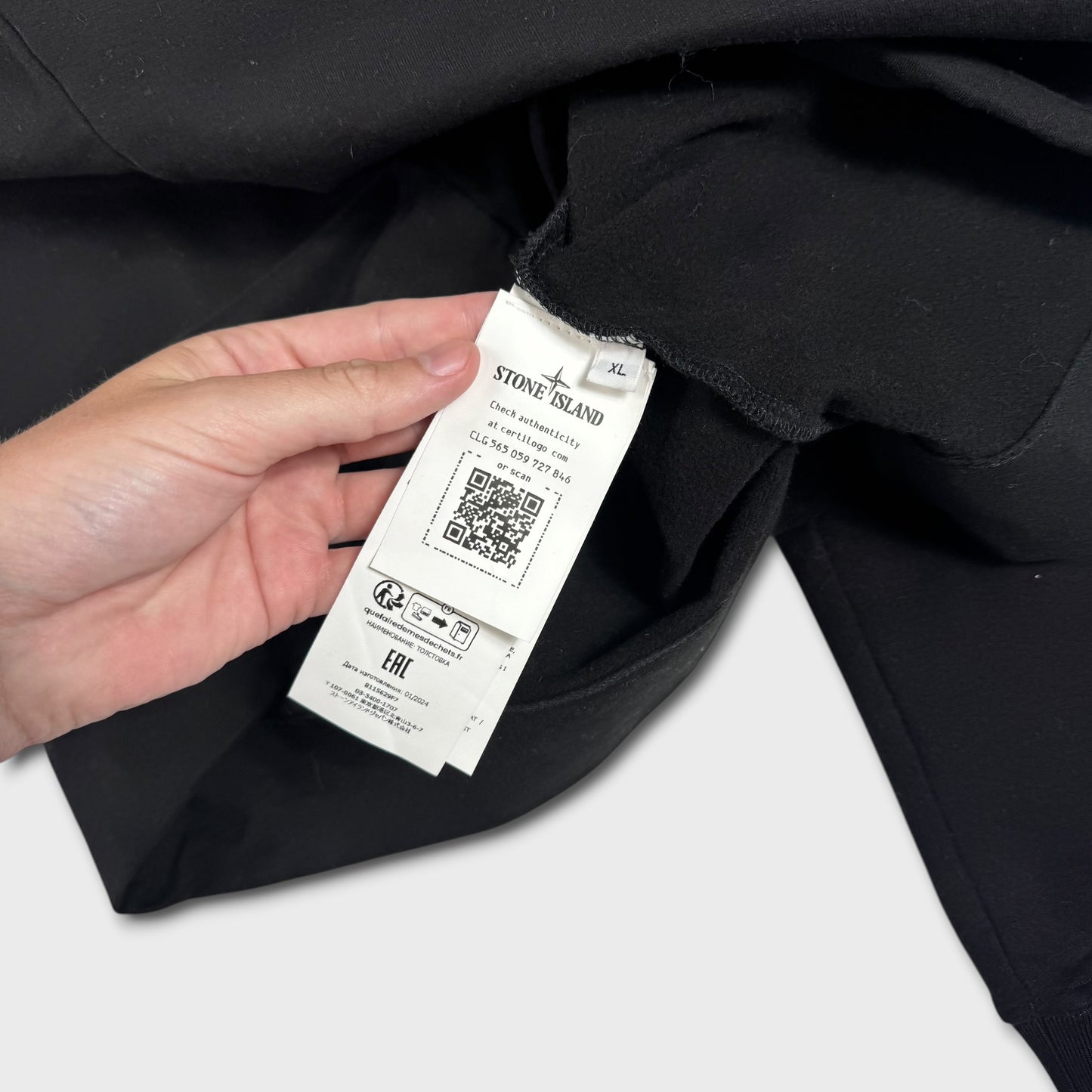 Stone Island Black Ghost Crewneck XL