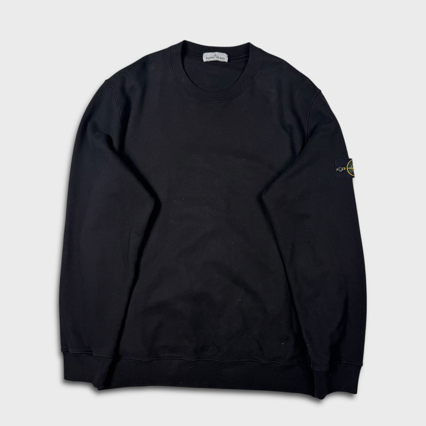Stone Island Black Crewneck Sweatshirt 3XL