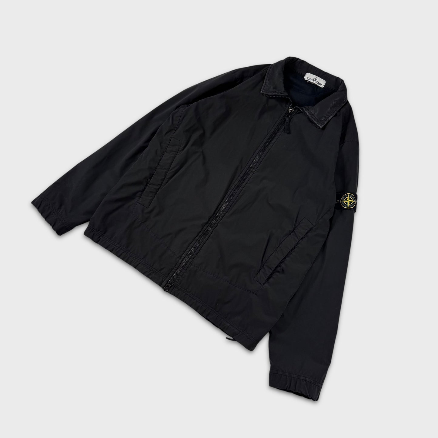 Stone Island Mussola Gommata Velour Jacket L