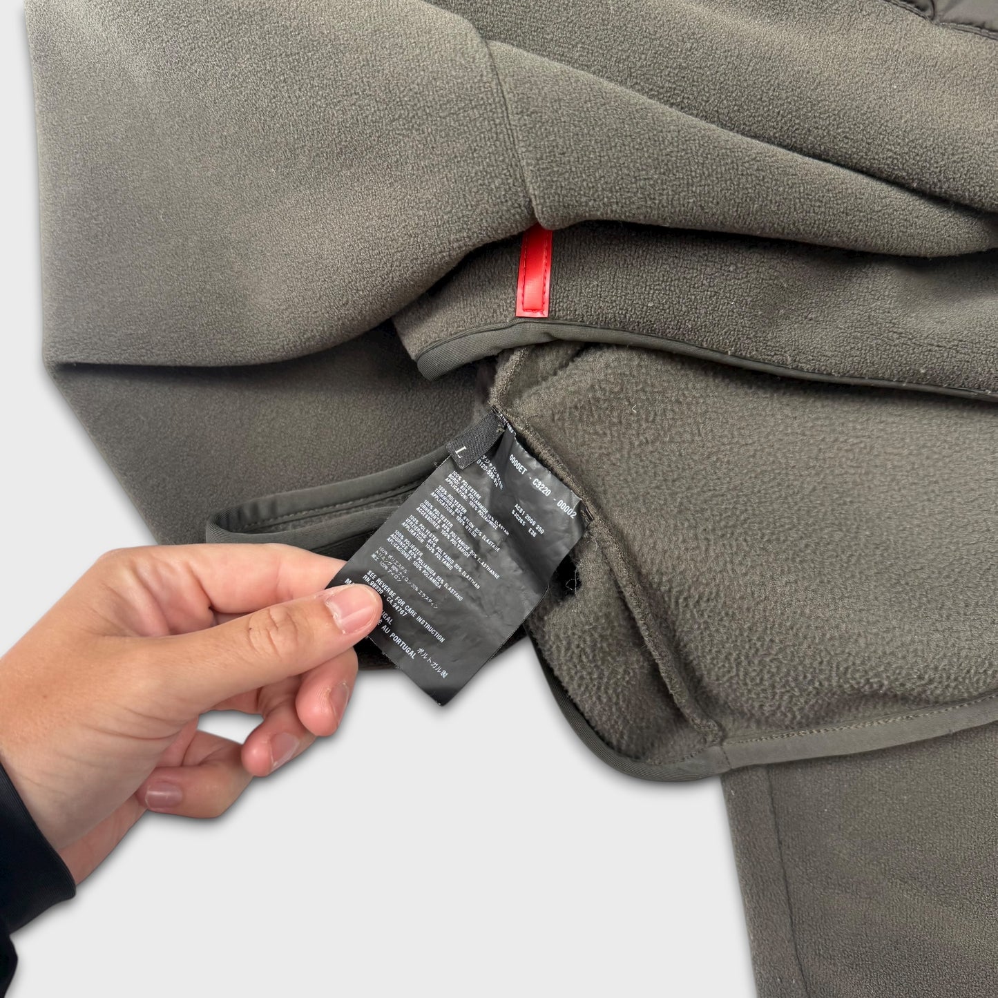 Prada Sport Olive Soft Fleece Hoodie M/L