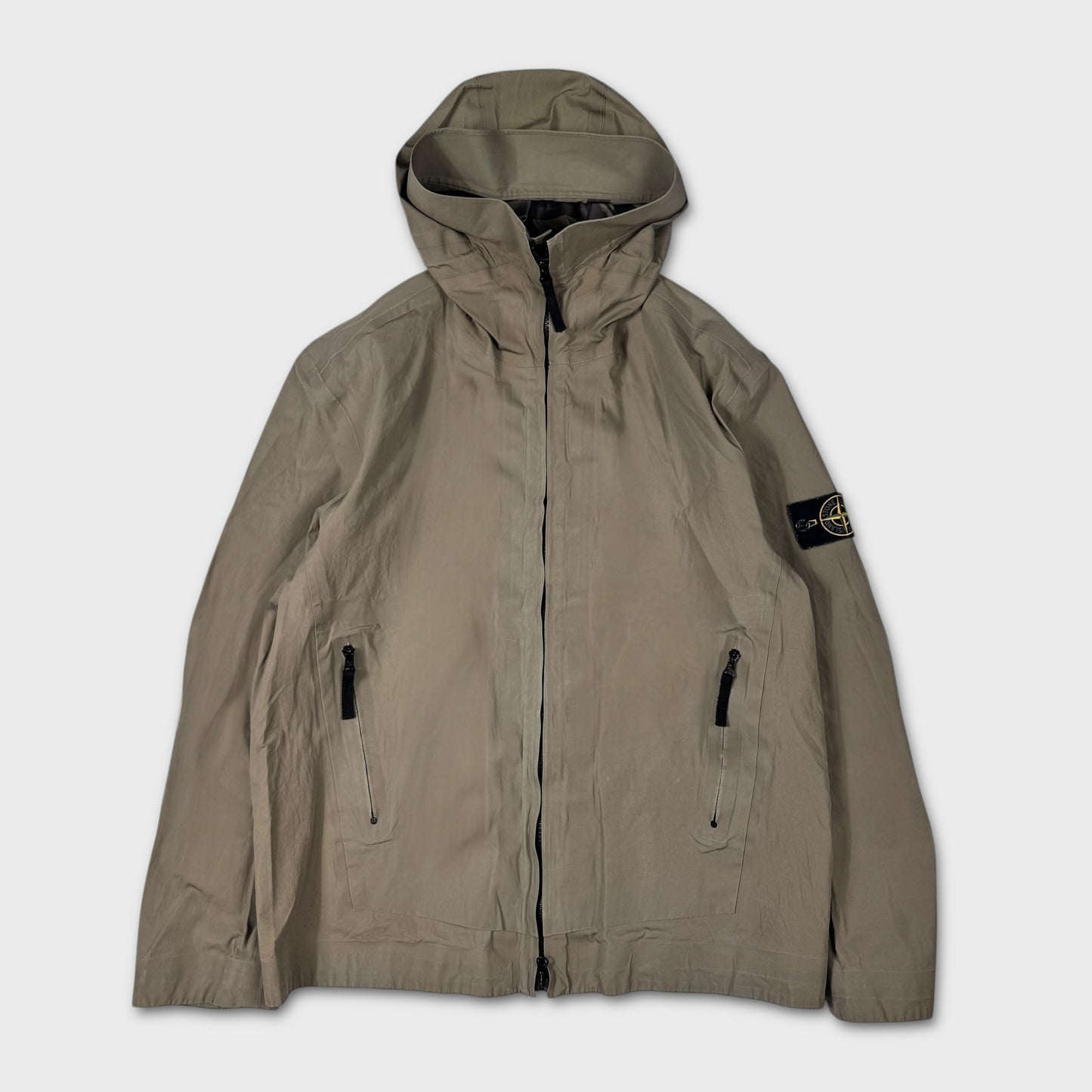 Stone Island Khaki Water Repellent Supima Cotton XL
