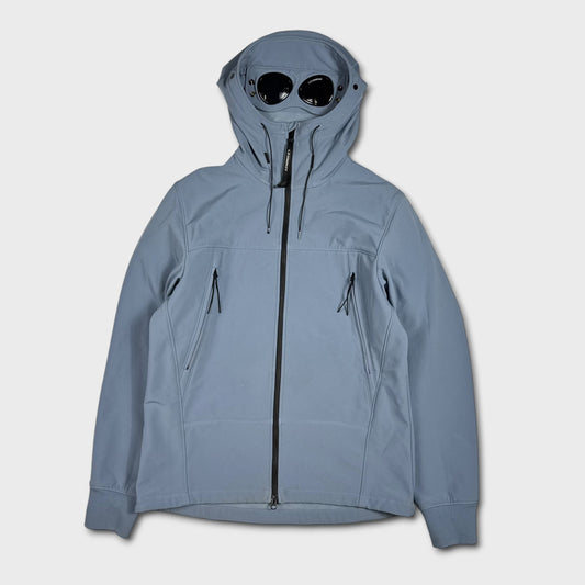 CP Company Lavender Blue Shell-R Goggle Hood Jacket XL