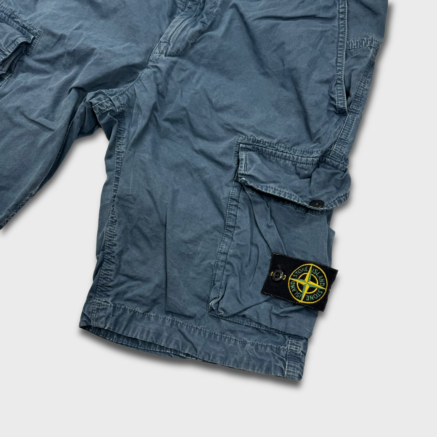 Stone Island Navy Cargo Shorts W31