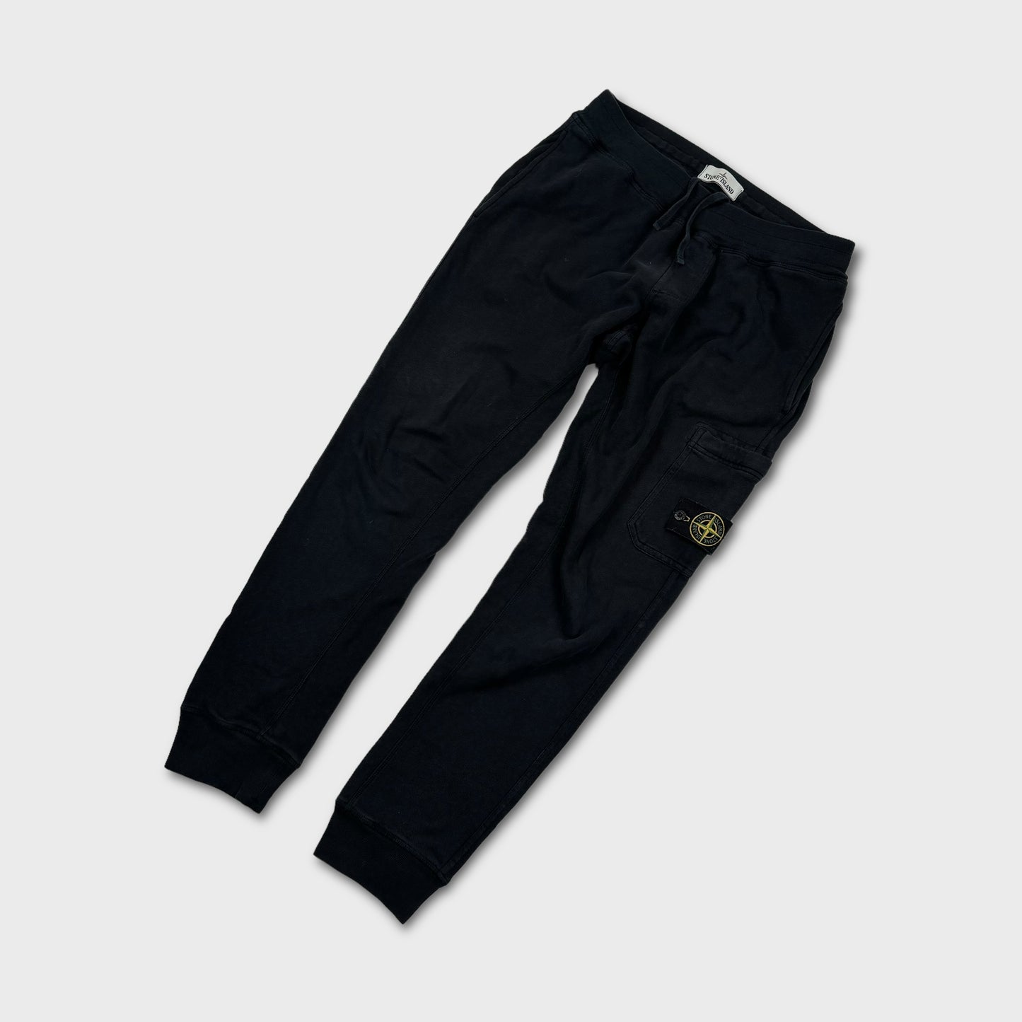 Stone Island Navy Cotton Joggers S