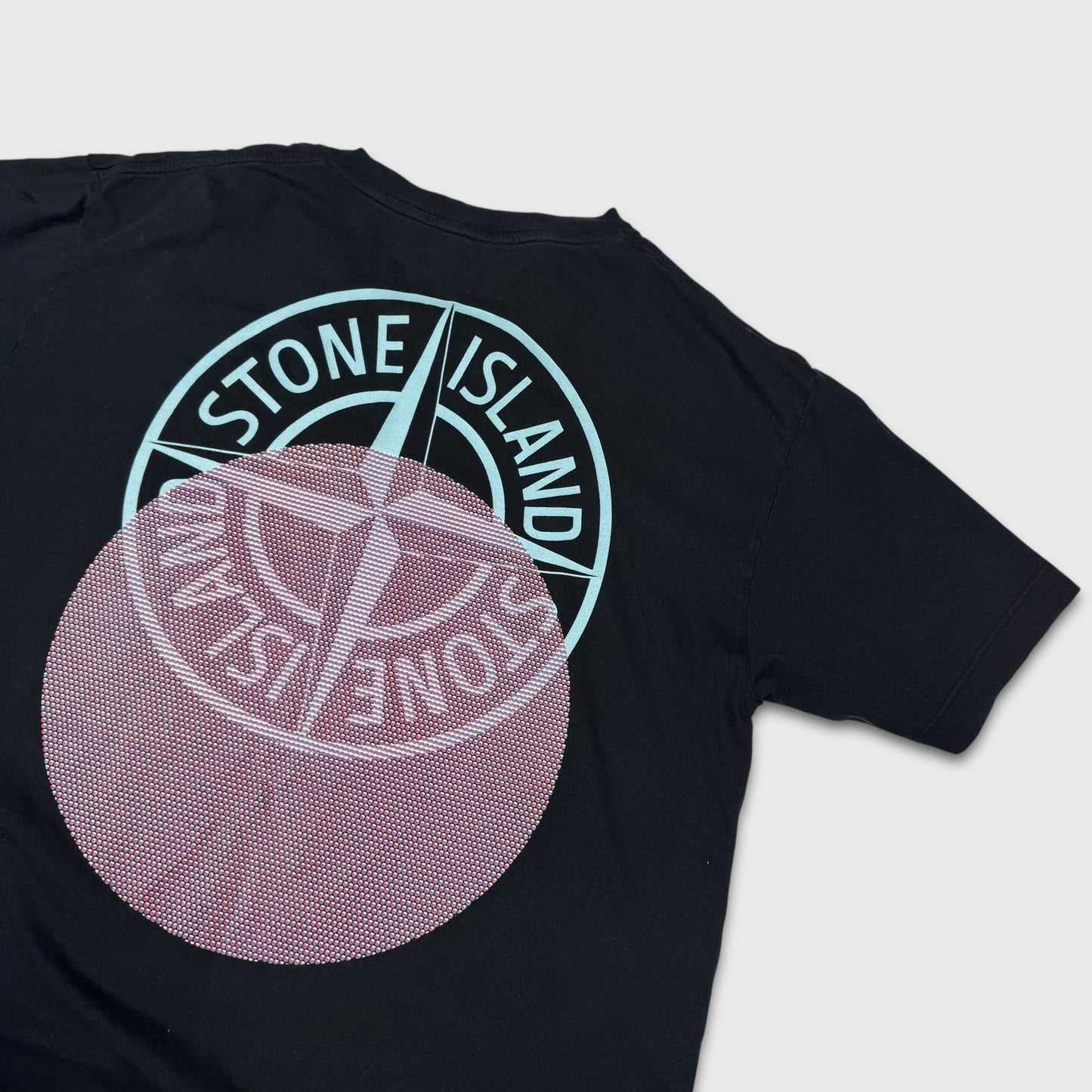 Stone Island Black Logo T-Shirt M