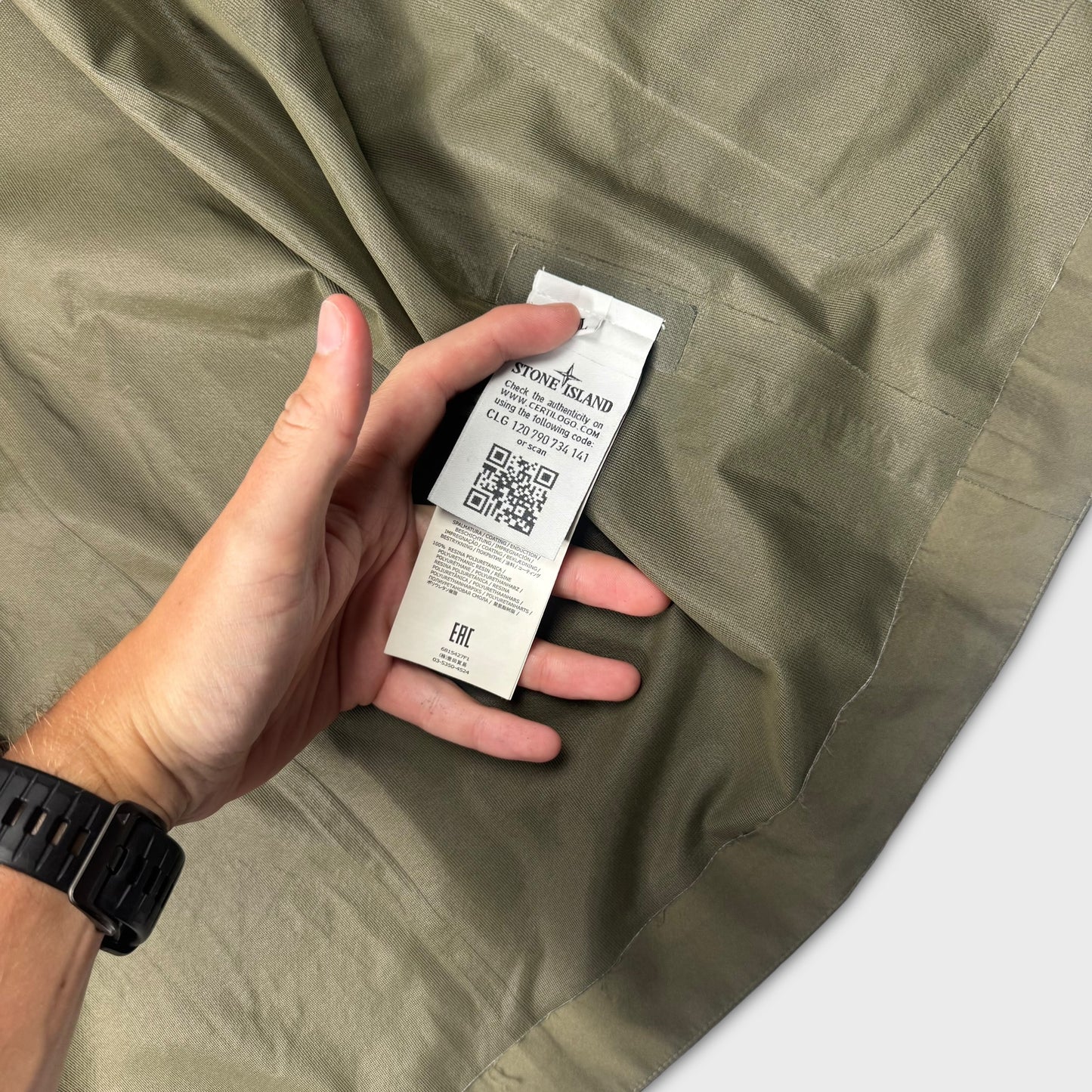 Stone Island Ghost Tank Shield Multilayer Fusion Jacket L