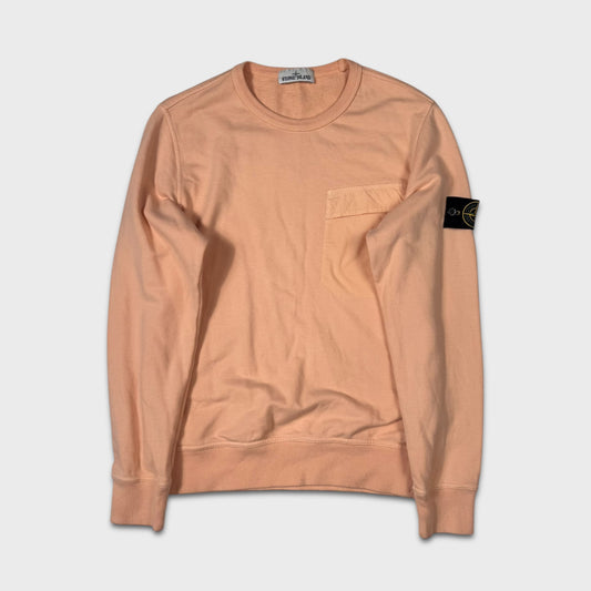 Stone Island Peach Pocket Crewneck M