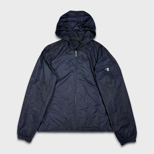 Prada Milano Navy Nylon WindbreakerJacket L