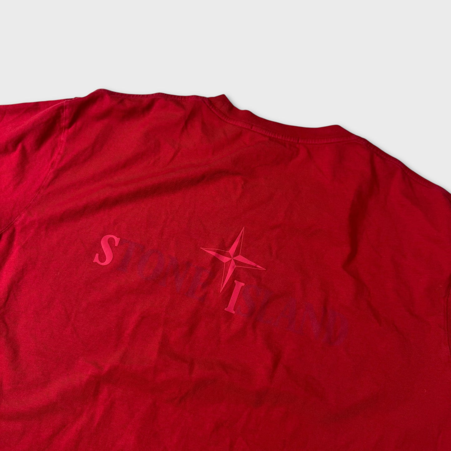 Stone Island Red Graphic T-Shirt XXL
