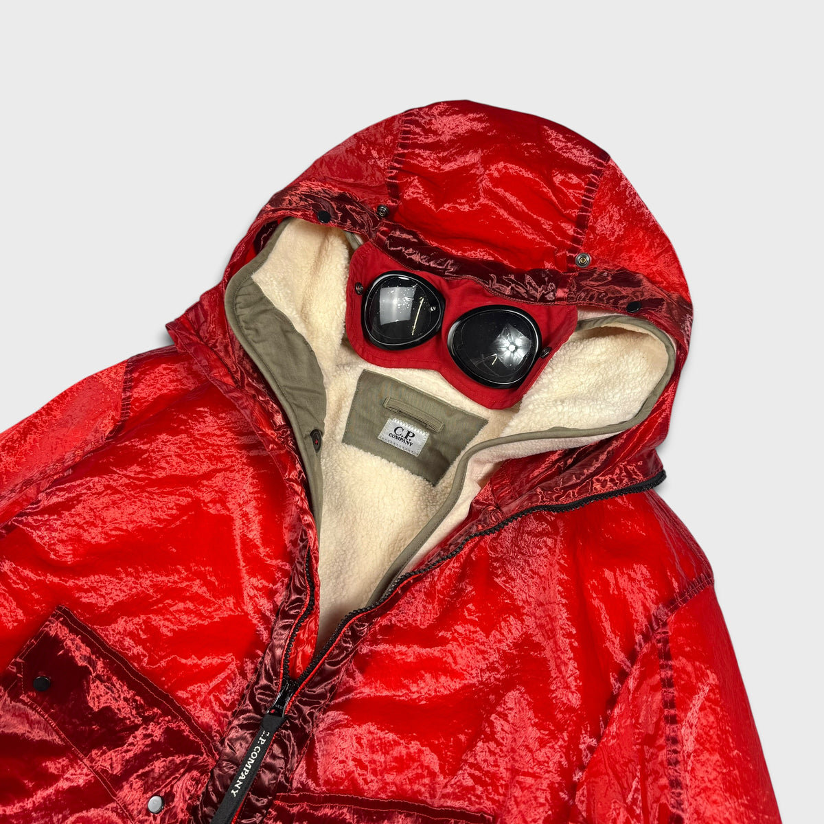 CP Company Kan-D Shearling Layer Goggle Jacket L