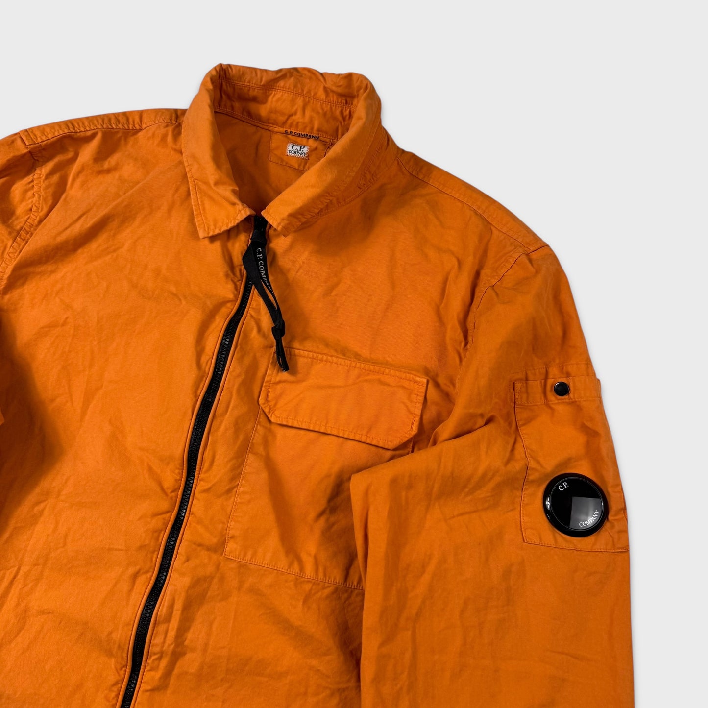 CP Company Orange Zip Lens Overshirt M