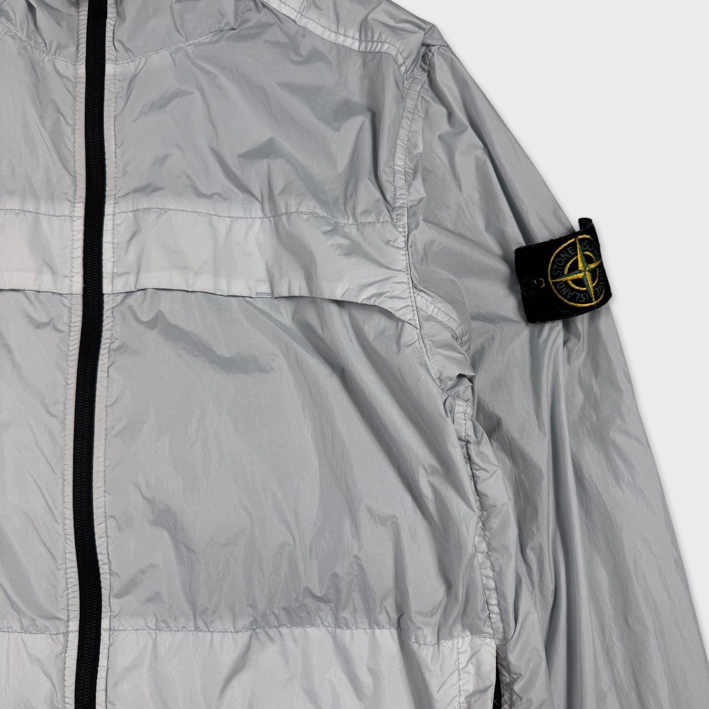 Stone Island Baby Blue Crinkle Reps NY TC Jacket M
