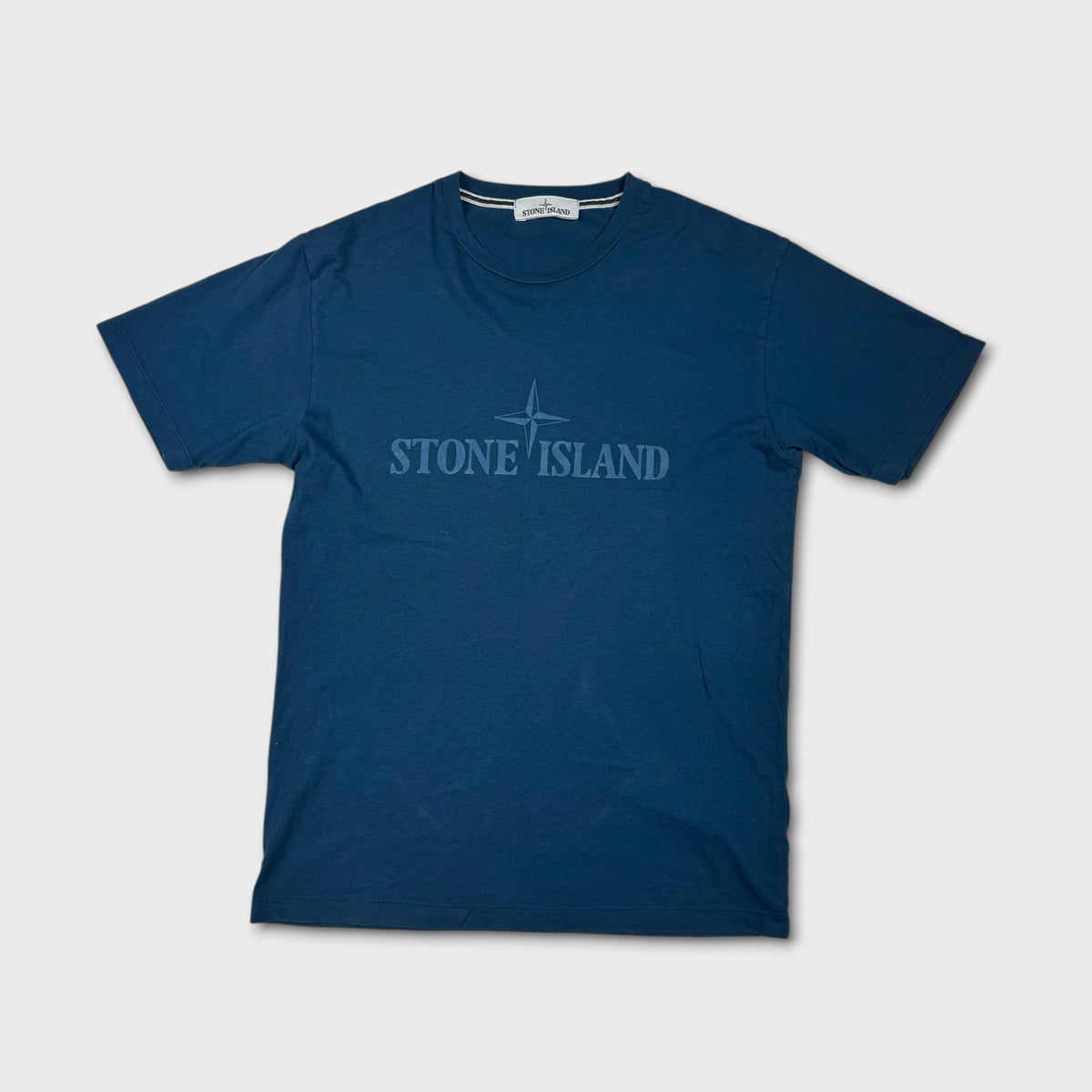 Stone Island Blue Graphic T-Shirt M