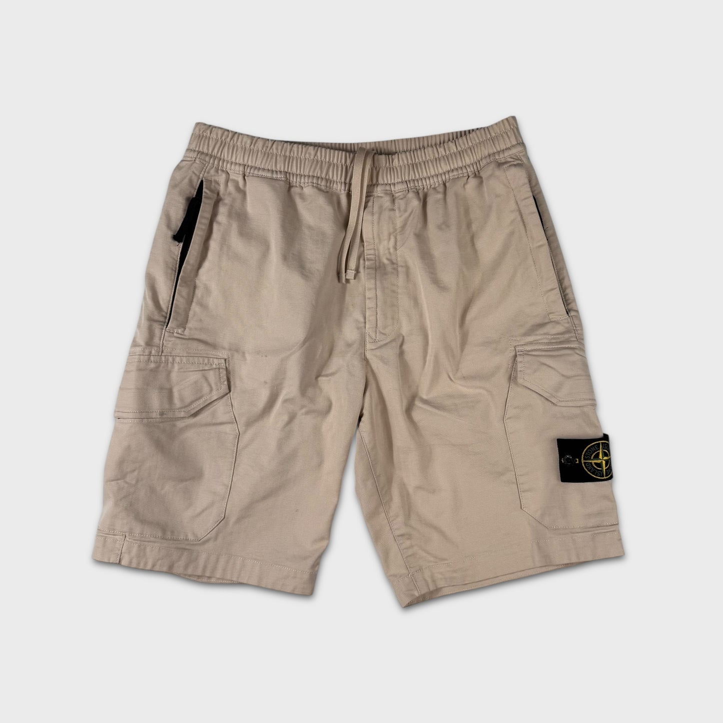 Stone Island Beige Cargo Shorts W32
