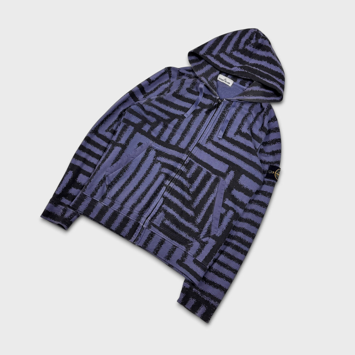 Stone Island ‘Dazzle’ Zip Hoodie L