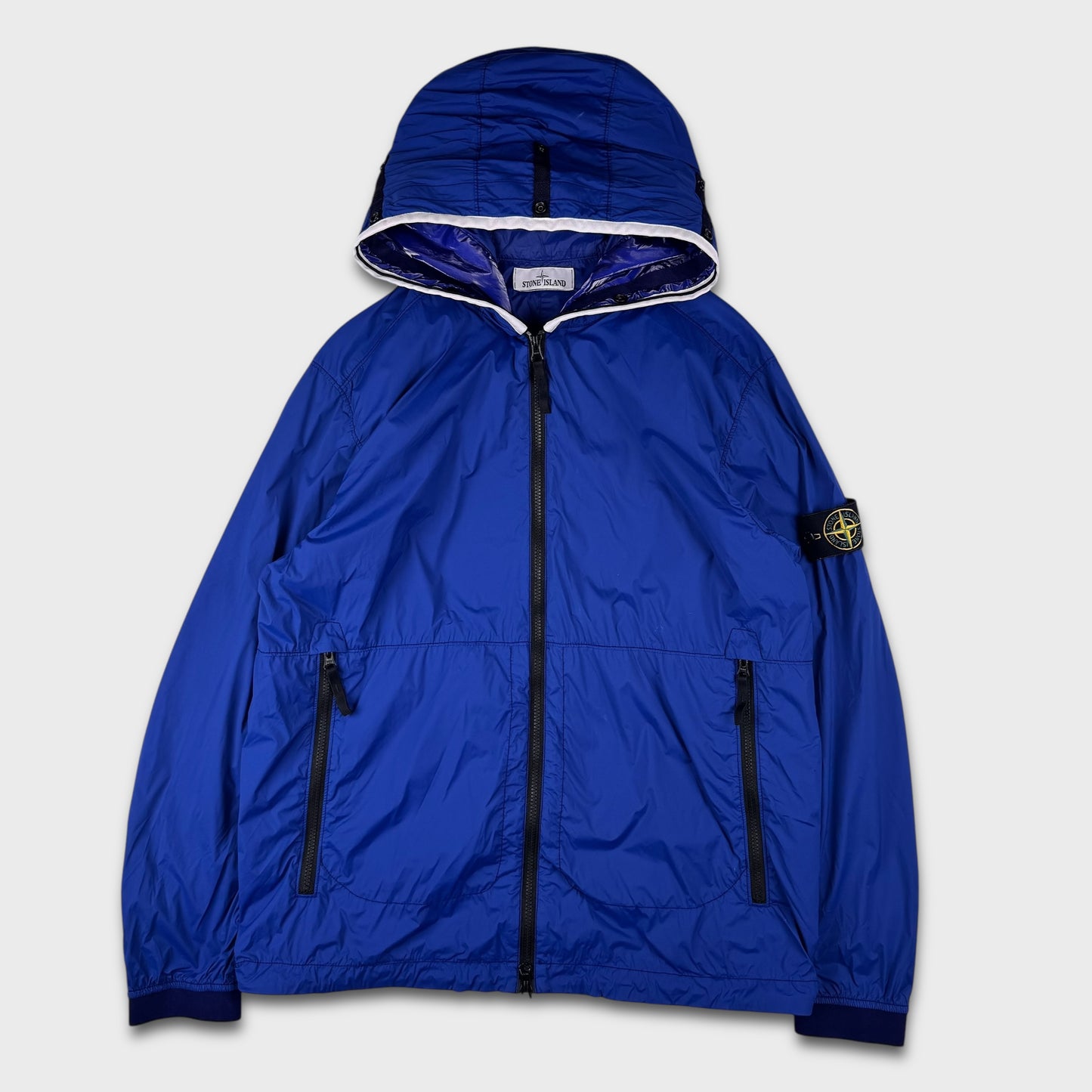 Stone Island Royal Blue Skin Touch Nylon TC Jacket L