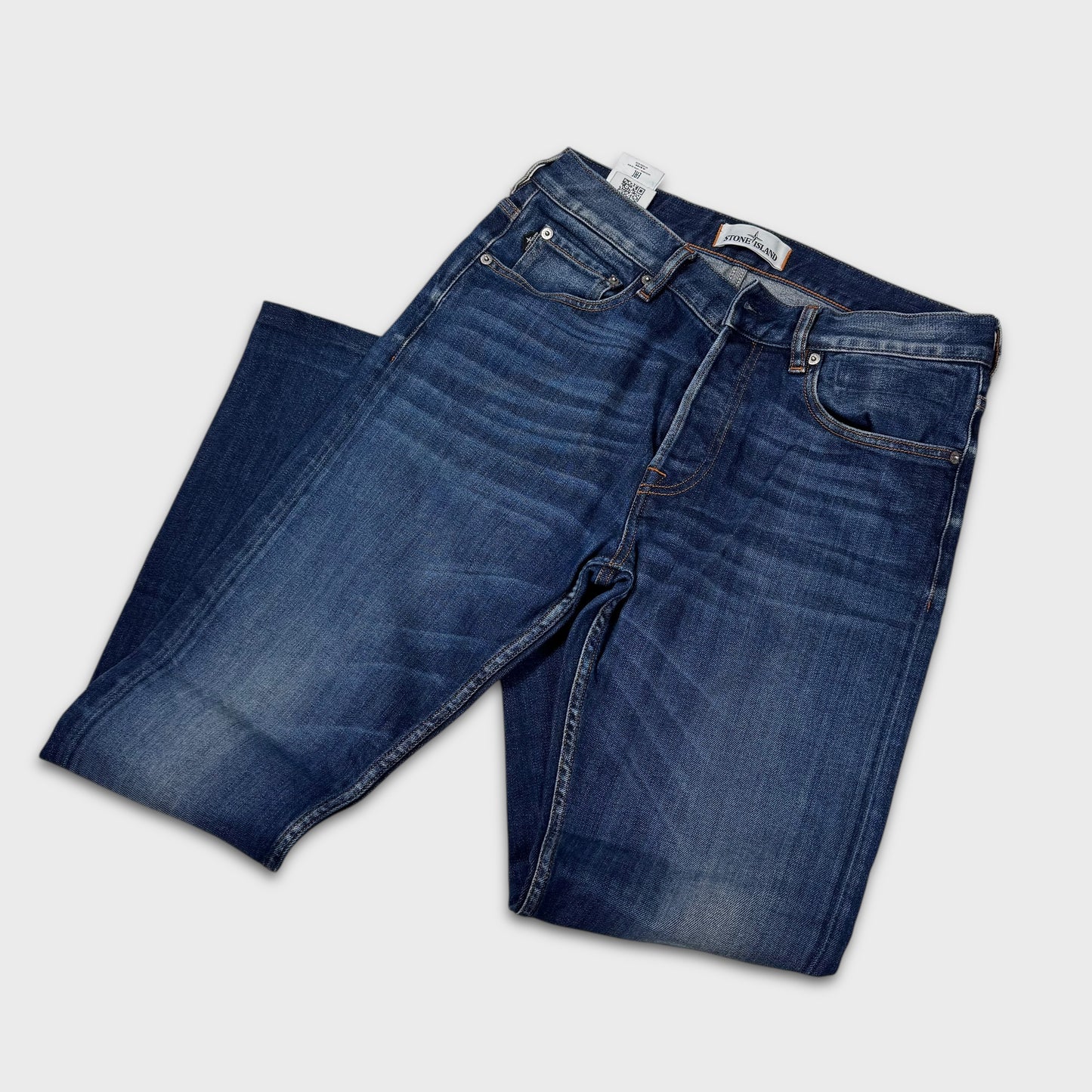 Stone Island Blue Wash Denim Jeans W30