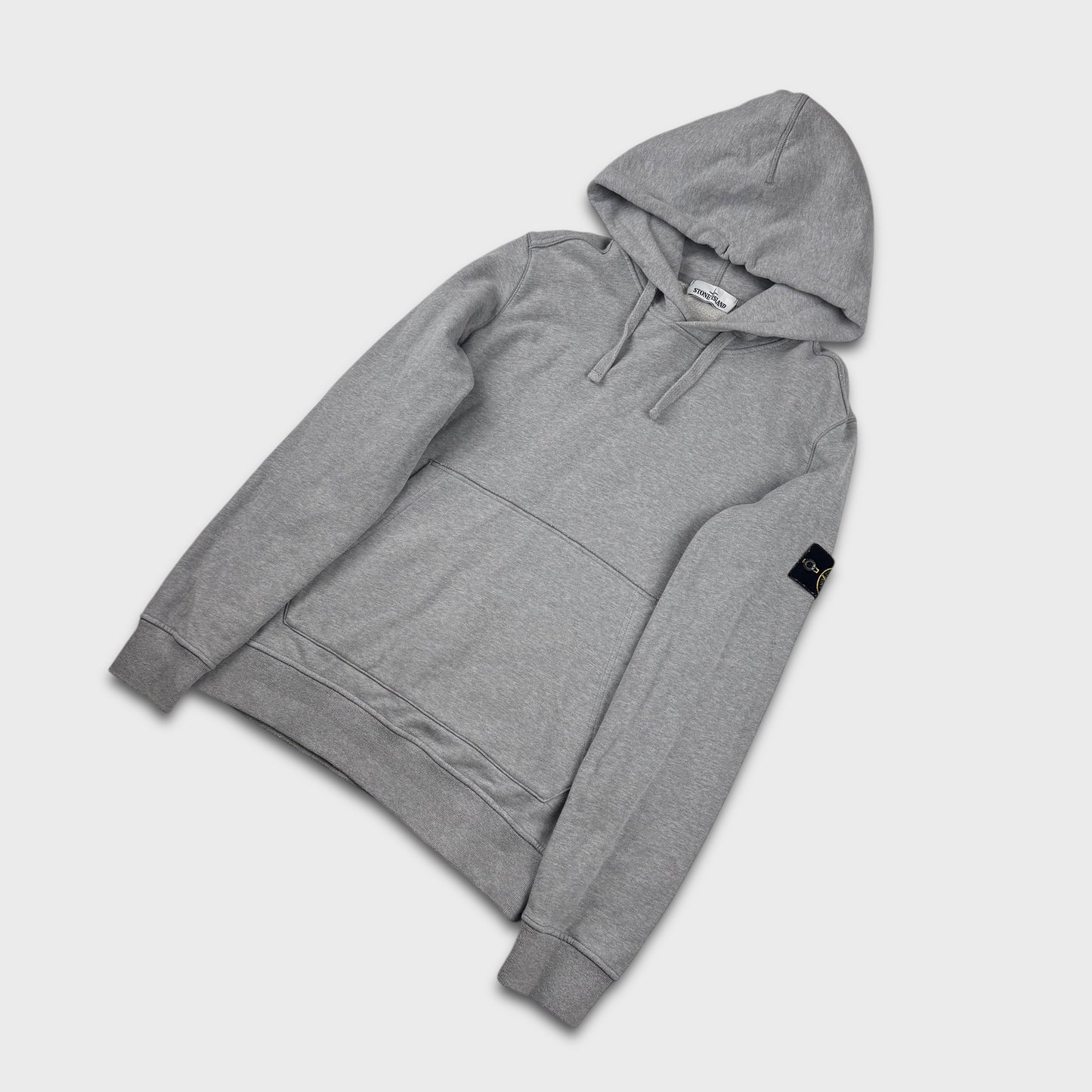 Stone Island Grey Pullover Hoodie L