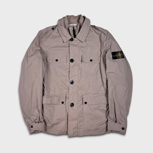 Stone Island Beige David Light OVD Field Jacket L