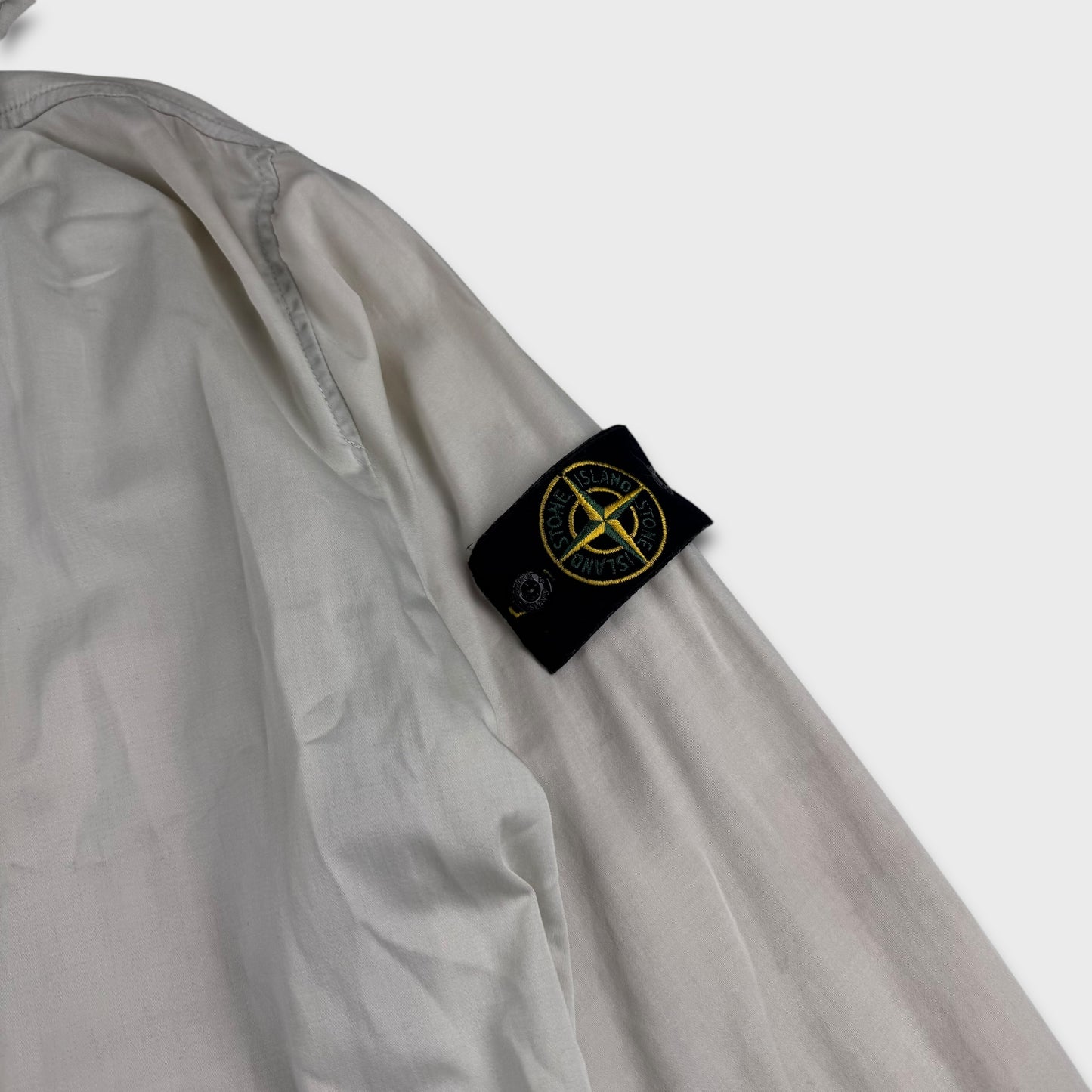 Stone Island AW2001 Raso Gommato Parka Jacket L