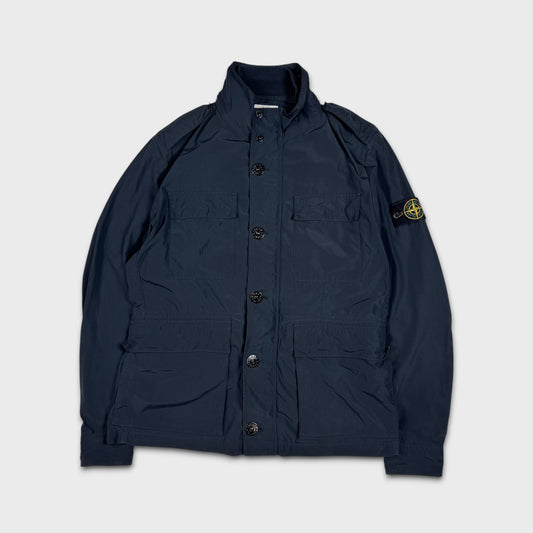 Stone Island Navy Micro Reps Nylon Jacket L