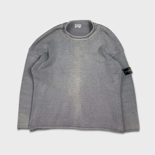 Stone Island 1995 Green Edge Heavy Knit XL