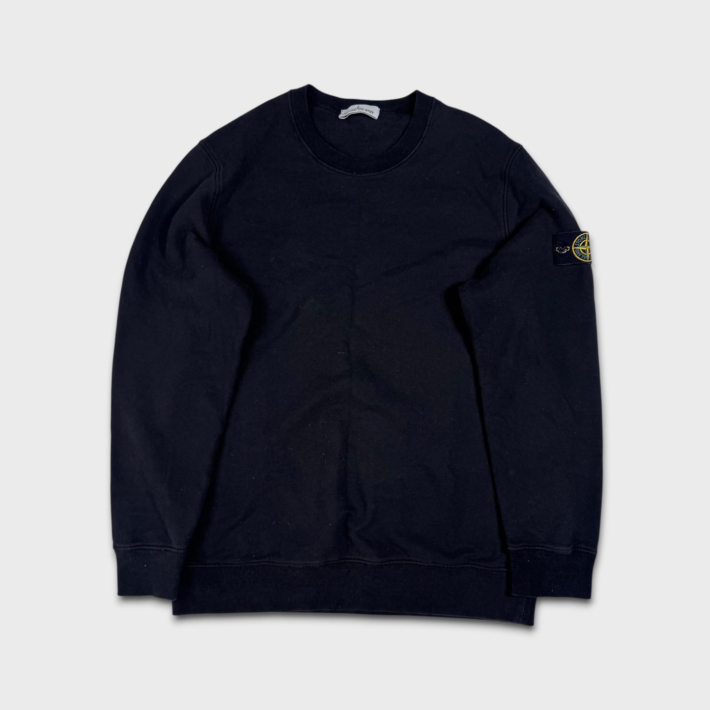 Stone Island Black Crewneck Sweatshirt XXL