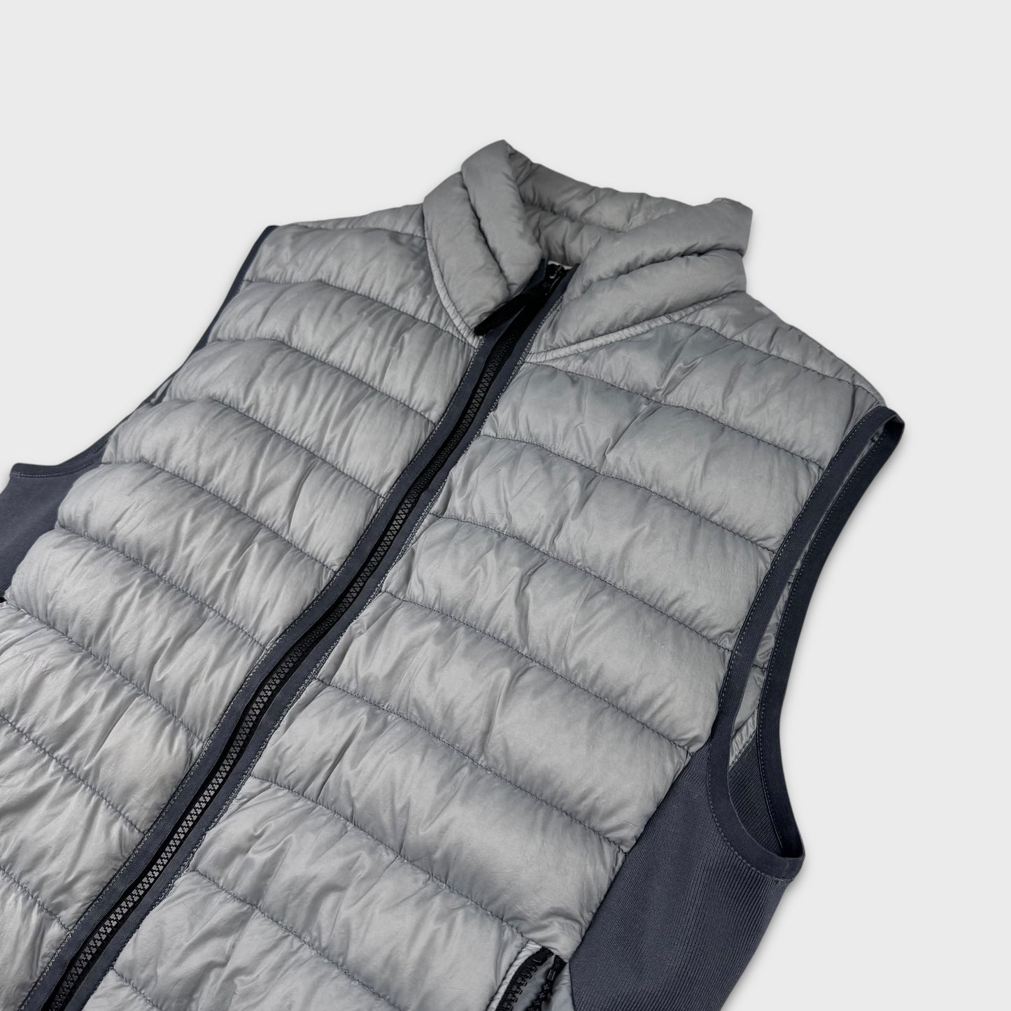 Stone Island Garment Dyed Micro Yarn Down Gilet L