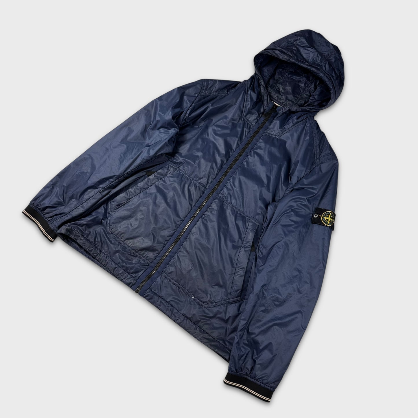 Stone Island Blue Micro Ripstop Primaloft Jacket XXL