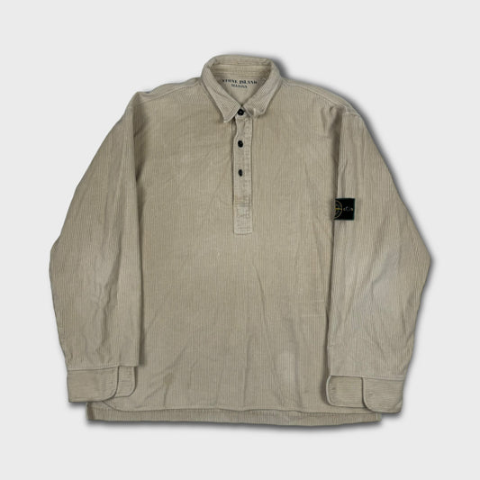 Stone Island Beige Marina Corduroy Shirt XXL