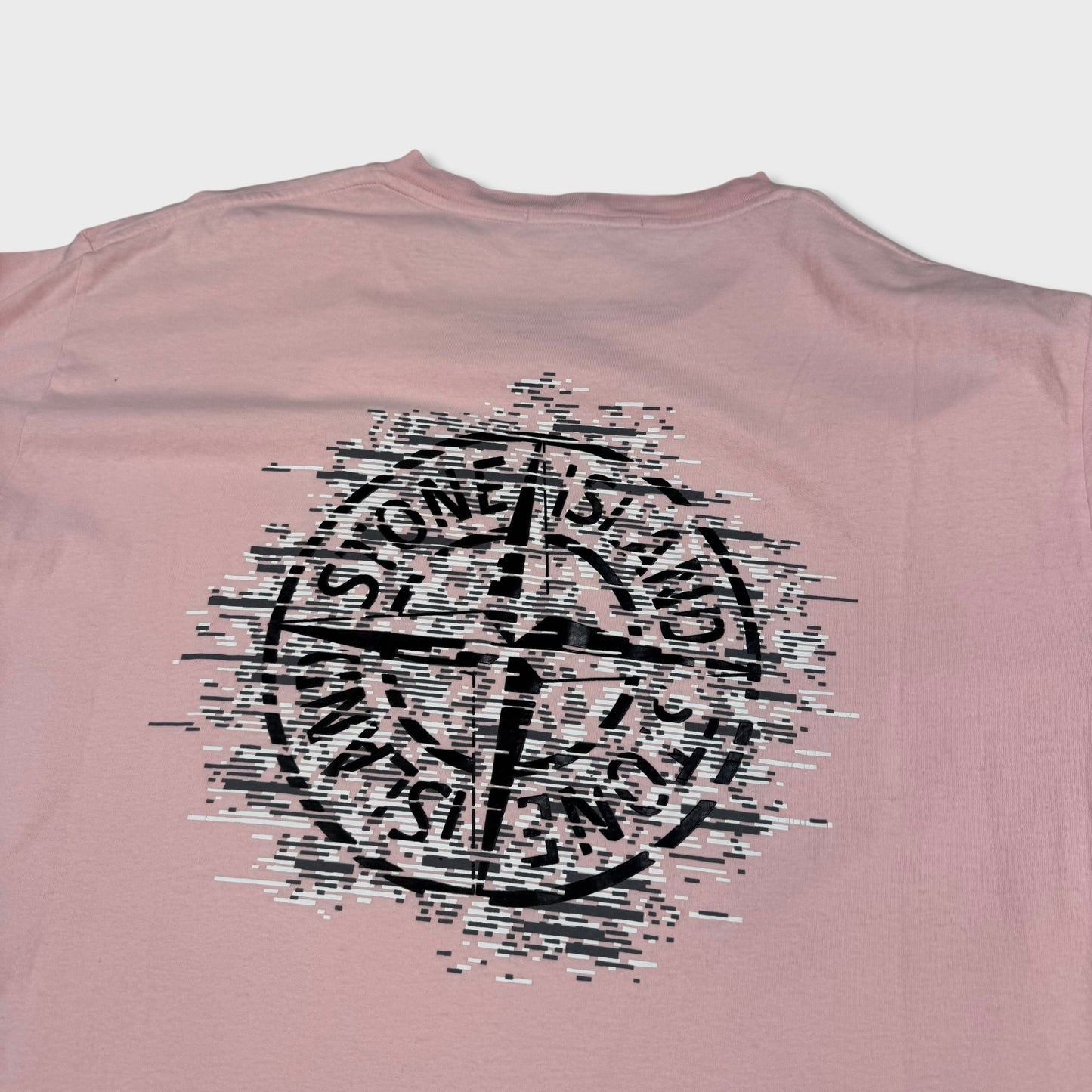 Stone Island Pink Compass Graphic T-Shirt XL