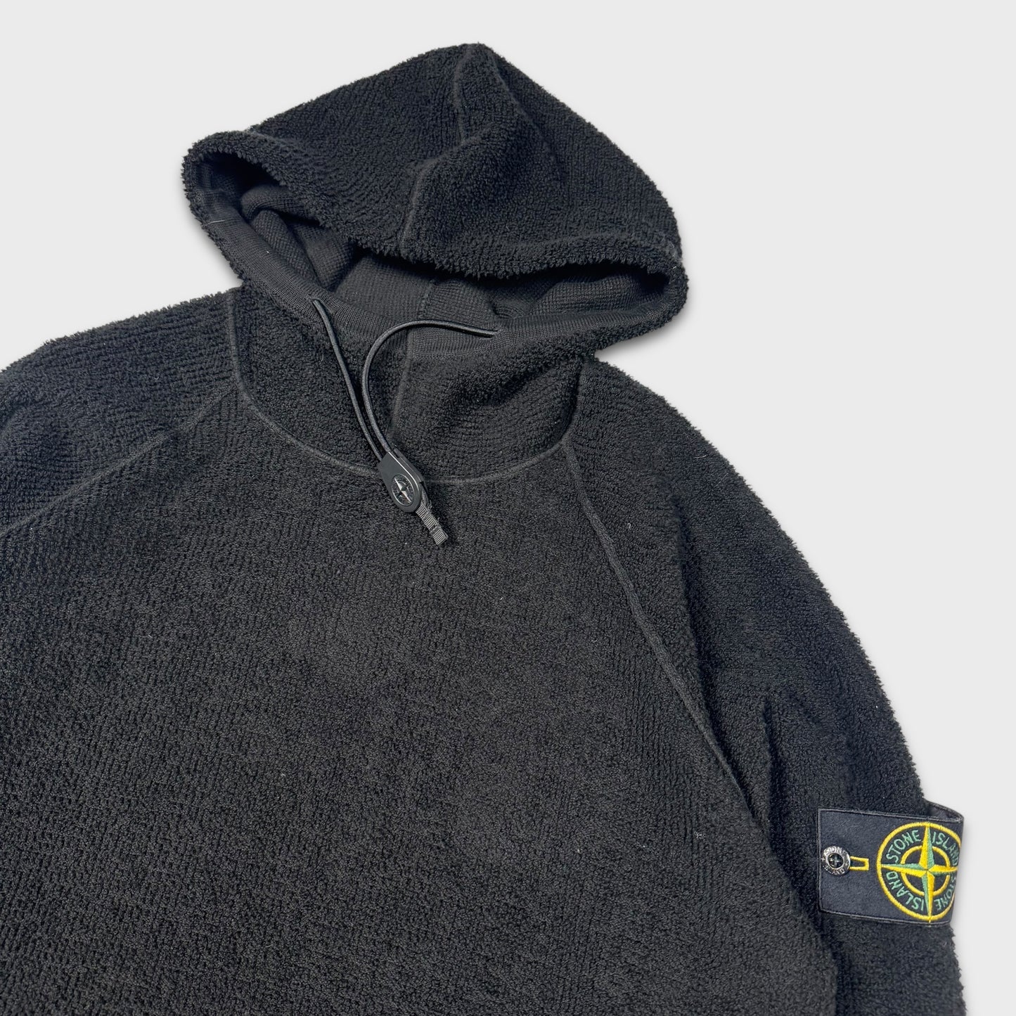 Stone Island Pile Fleece Smock Hoodie L