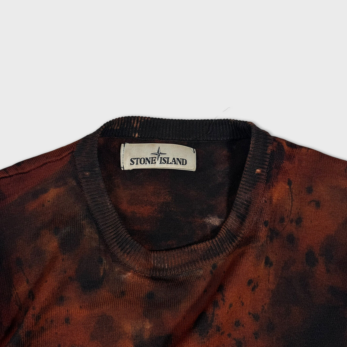 Stone Island Handpainted Corrosion Camo Crewneck S