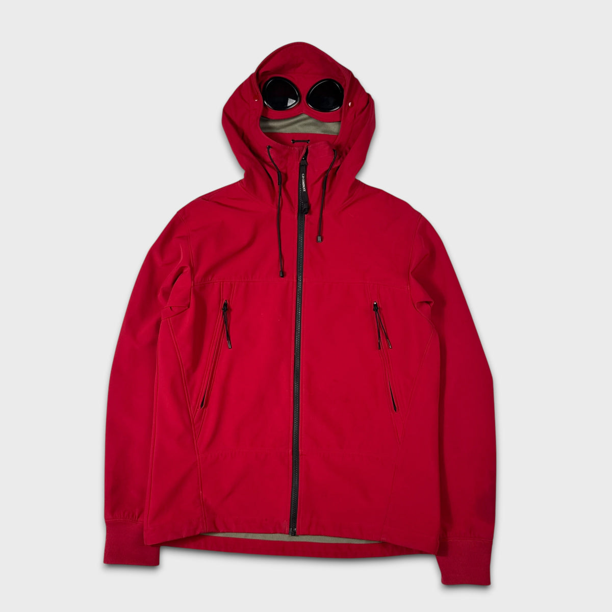 CP Company Red Soft Shell-R Goggle Jacket XL