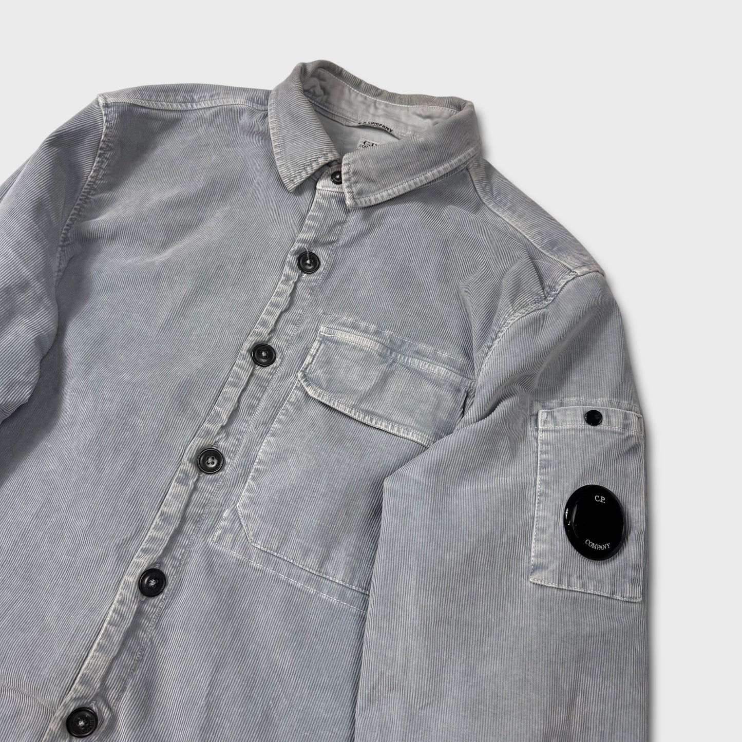 CP Company Blue / Grey Corduroy Overshirt M