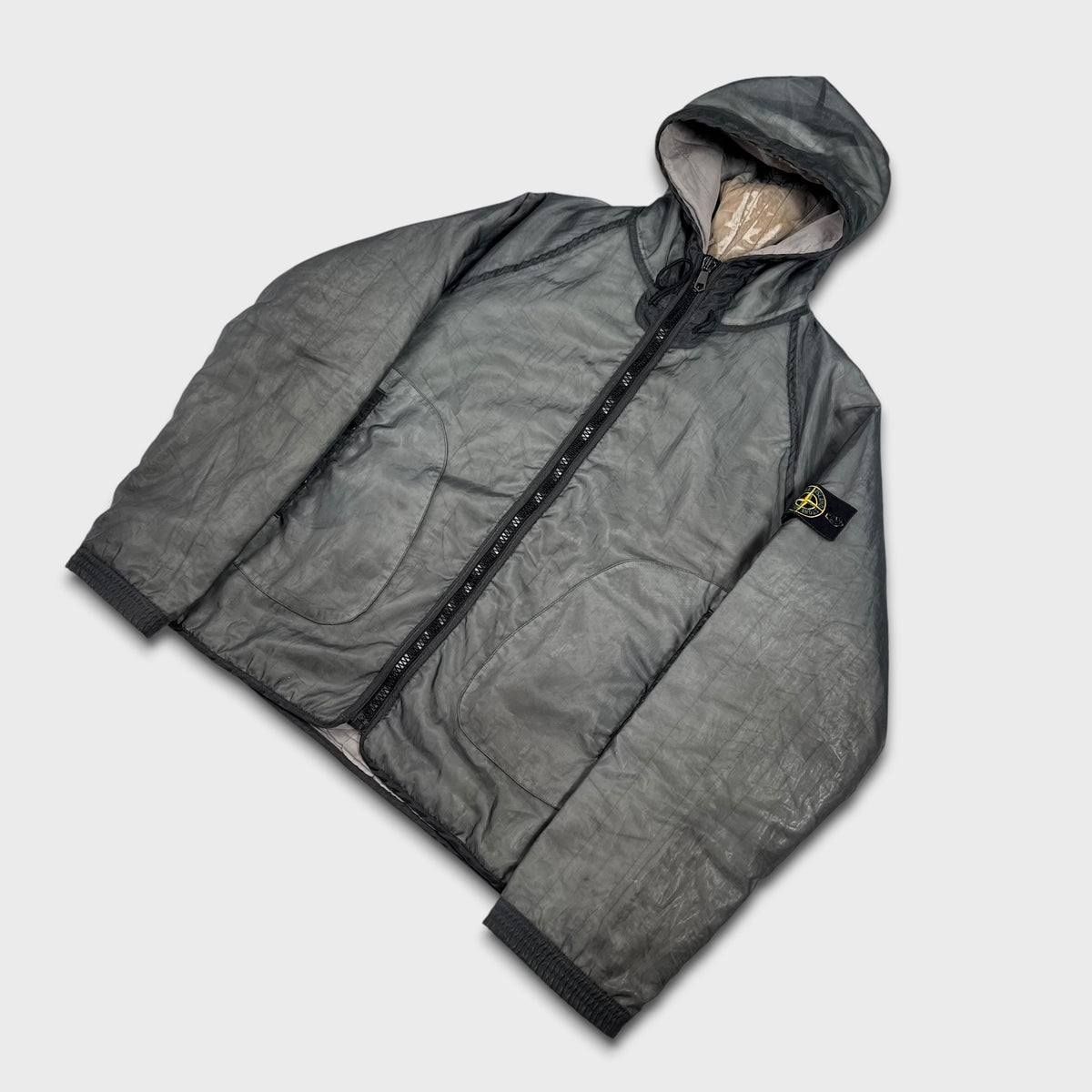 Stone Island 2001 Grey Monofilament Jacket XL