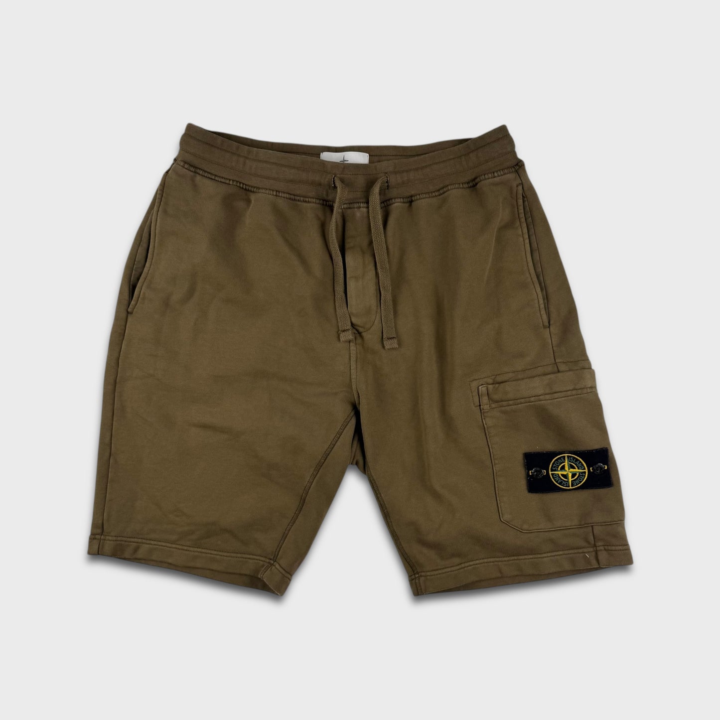 Stone Island Dark Green Cotton Shorts M