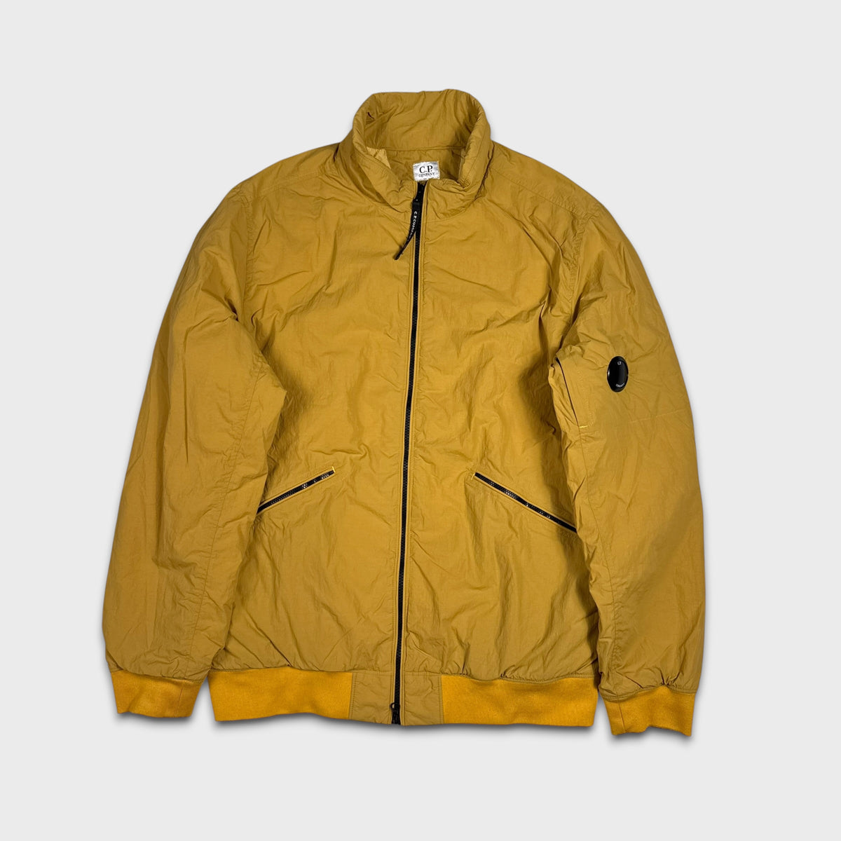 CP Company Yellow Chrome-R Quilted Jacket XL
