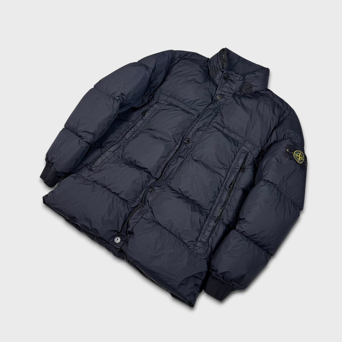 Stone Island Garment Dyed Crinkle Reps NY Down Puffer Jacket XXL