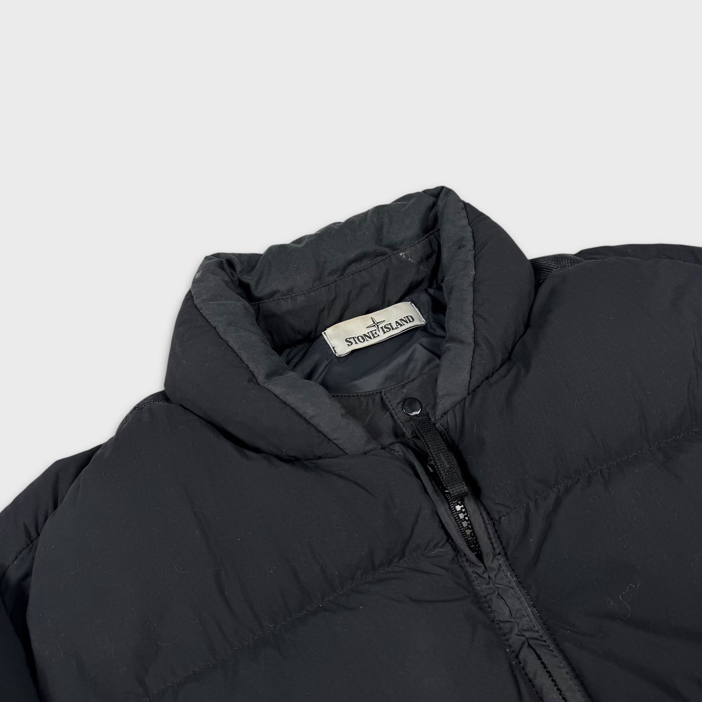 Stone Island Organic Feel Nylon Tela Down Jacket L