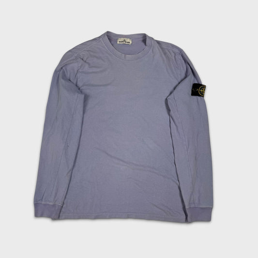 Stone Island Lavender Badge Longsleeve T-Shirt XL