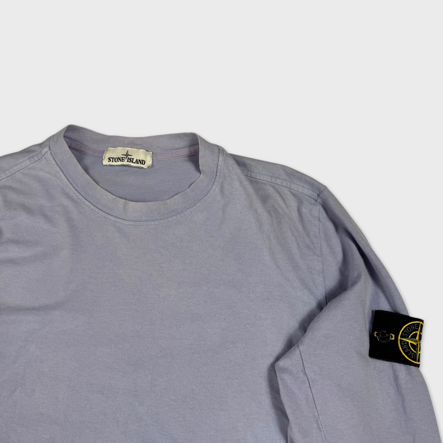 Stone Island Lavender Badge Longsleeve T-Shirt XL