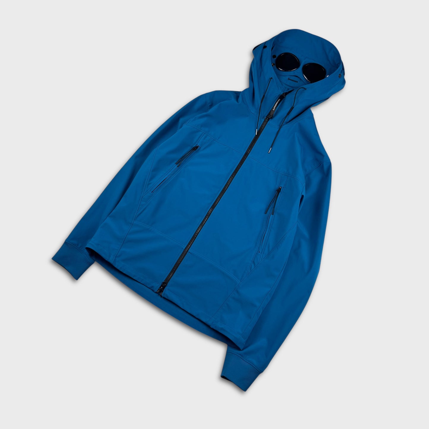 CP Company Sky Blue Shell-R Goggle Jacket L