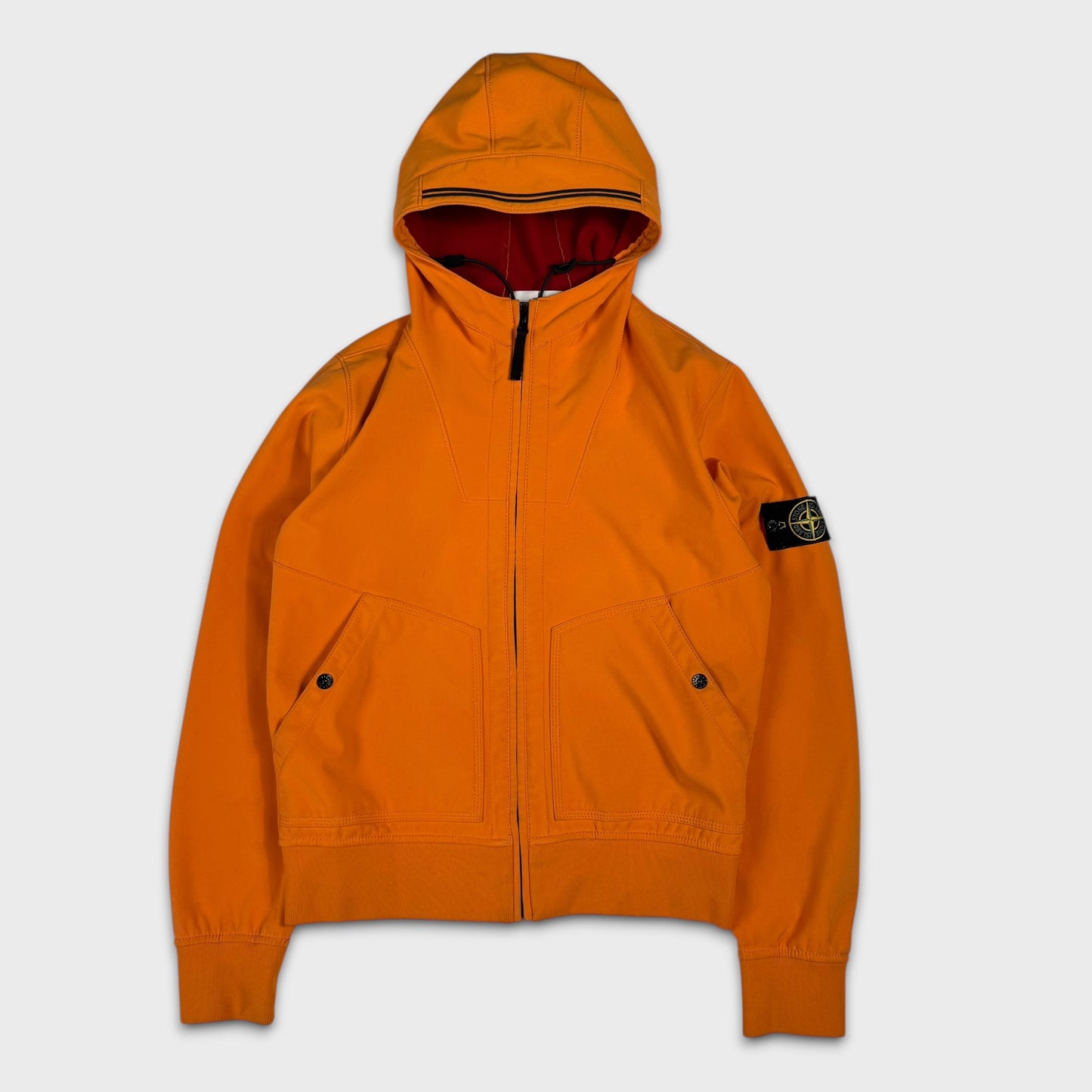 Stone Island Orange Soft Shell-R Jacket M