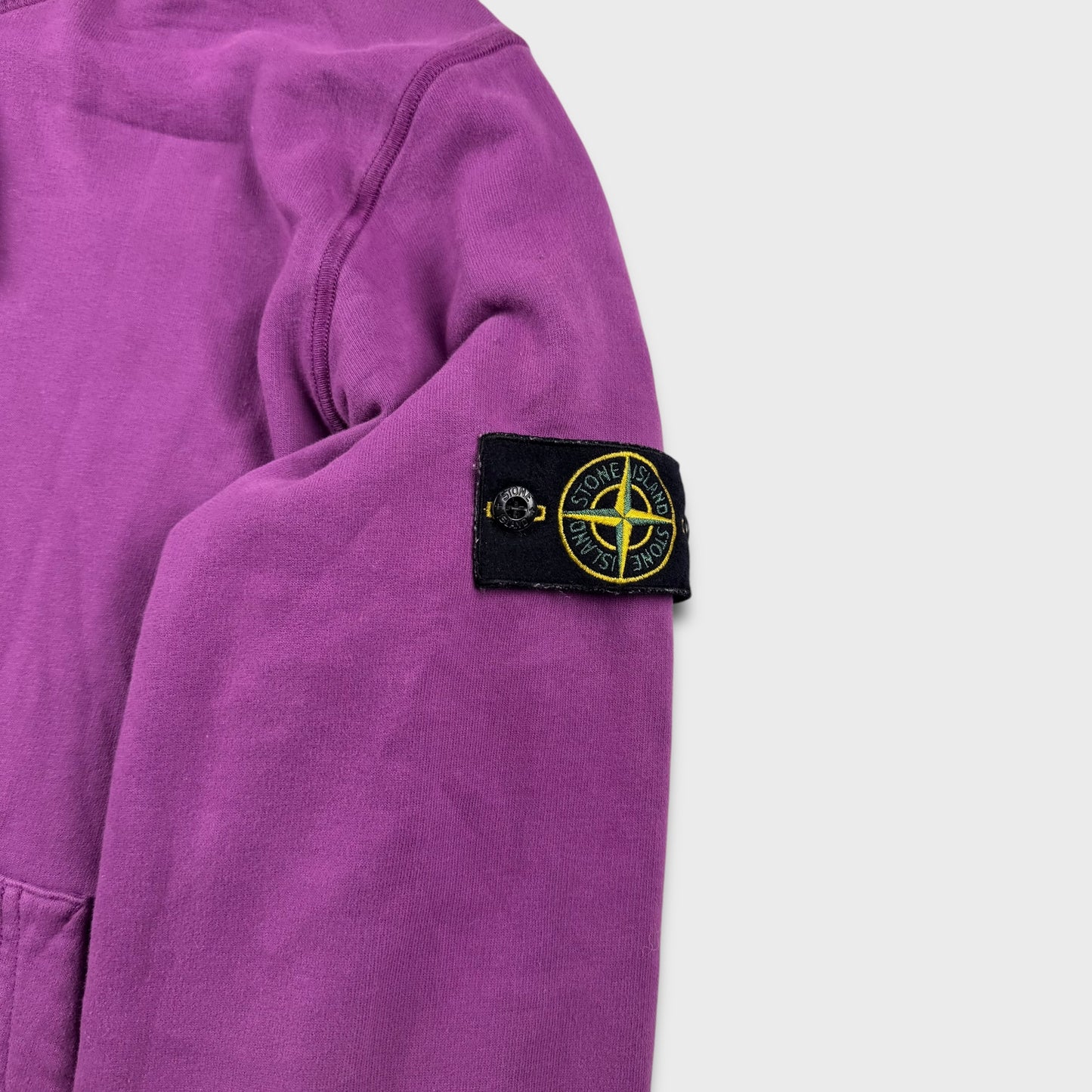 Stone Island Purple Pullover Hoodie XL