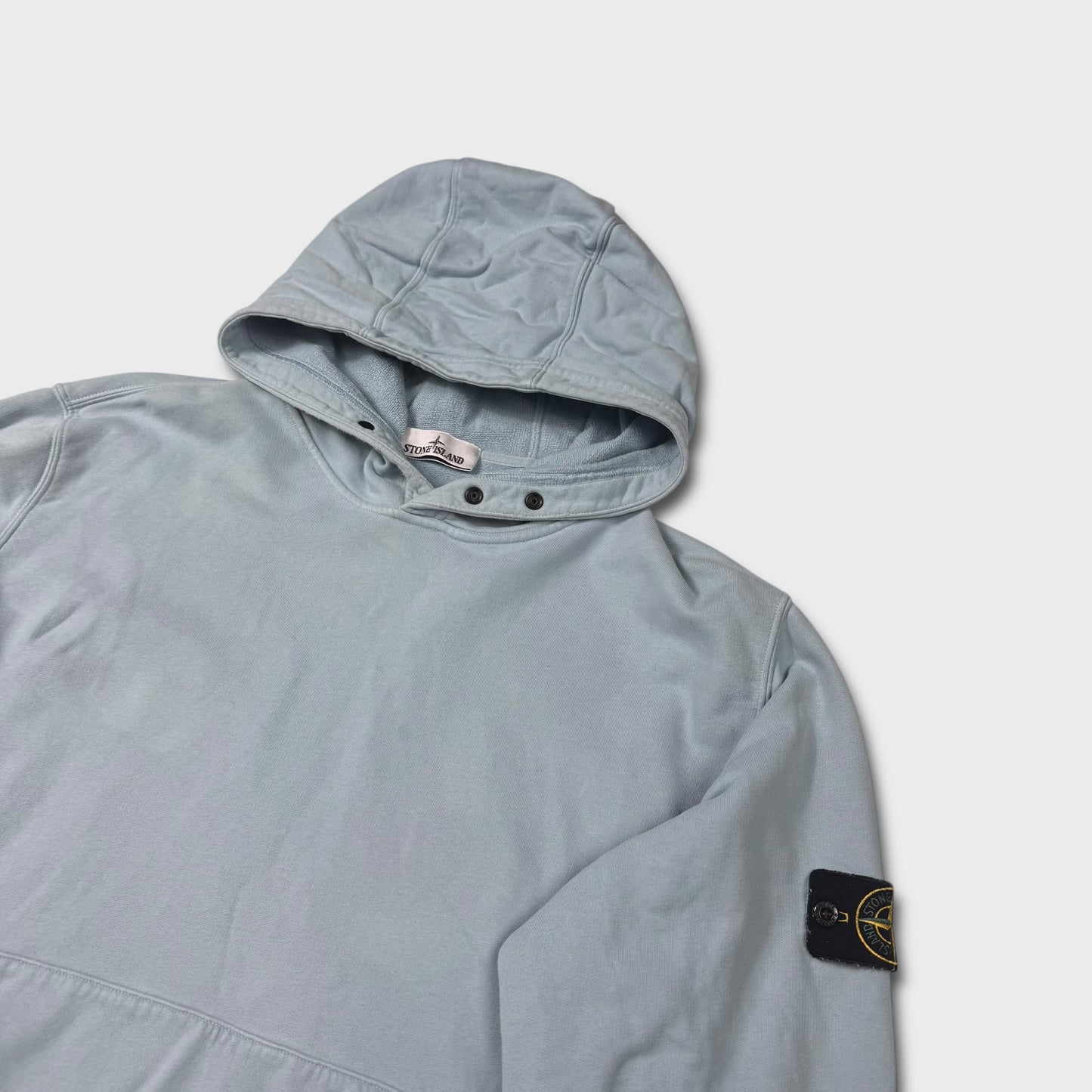 Stone Island Baby Blue Pullover Hoodie 3XL