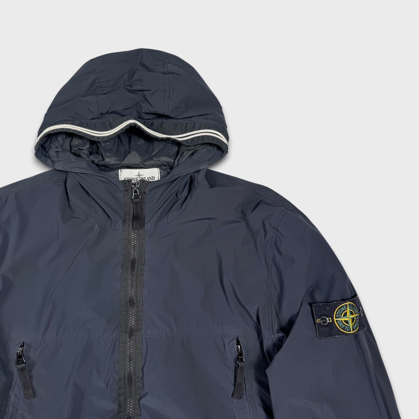 Stone Island Navy Skin Touch Nylon TC Jacket L