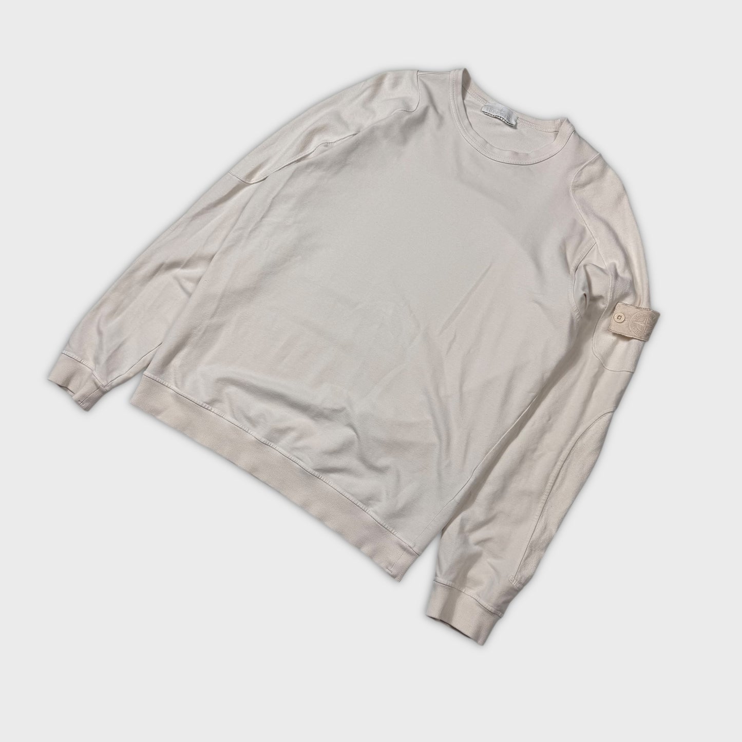 Stone Island White Ghost Crewneck XL